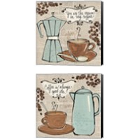 Framed 'Fresh Roast 2 Piece Canvas Print Set' border=