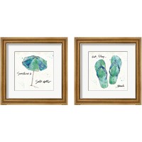 Framed Beach Divas 2 Piece Framed Art Print Set