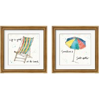 Framed Beach Divas  Color 2 Piece Framed Art Print Set