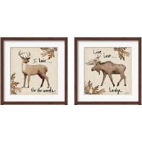 Framed 'Lodge Life 2 Piece Framed Art Print Set' border=