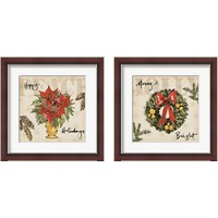 Framed 'Winter Wishes 2 Piece Framed Art Print Set' border=