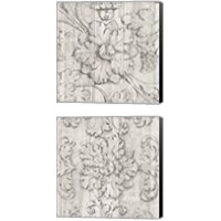 Framed Italian Scroll on Driftwood 2 Piece Canvas Print Set