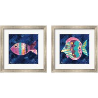 Framed 'Boho Reef  2 Piece Framed Art Print Set' border=