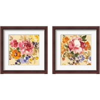 Framed 'Summer Garden 2 Piece Framed Art Print Set' border=