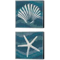 Framed 'Sea Glass 2 Piece Canvas Print Set' border=