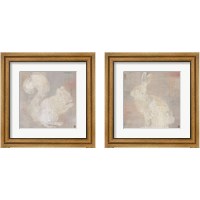 Framed 'Lodge Fauna 2 Piece Framed Art Print Set' border=