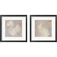 Framed 'Lodge Fauna 2 Piece Framed Art Print Set' border=