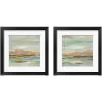 Framed 'Spring Desert 2 Piece Framed Art Print Set' border=