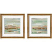 Framed 'Spring Desert 2 Piece Framed Art Print Set' border=