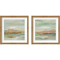 Framed 'Spring Desert 2 Piece Framed Art Print Set' border=