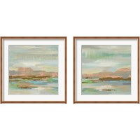 Framed 'Spring Desert 2 Piece Framed Art Print Set' border=