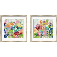Framed Hydrangea Bouquet 2 Piece Framed Art Print Set