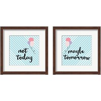 Framed 'Today & Tomorrow 2 Piece Framed Art Print Set' border=