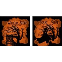 Framed Halloween 2 Piece Art Print Set