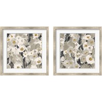 Framed Velvety Florals Neutral 2 Piece Framed Art Print Set