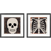 Framed Skeleton 2 Piece Framed Art Print Set