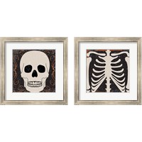 Framed Skeleton 2 Piece Framed Art Print Set
