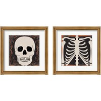 Framed 'Skeleton 2 Piece Framed Art Print Set' border=