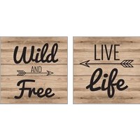 Framed Wanderlust 2 Piece Art Print Set