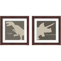 Framed Dino 2 Piece Framed Art Print Set