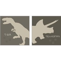 Framed Dino 2 Piece Art Print Set