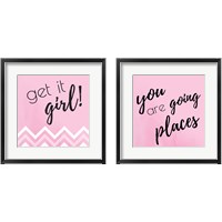 Framed Get it Girl 2 Piece Framed Art Print Set