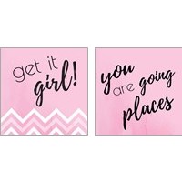 Framed Get it Girl 2 Piece Art Print Set