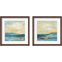 Framed Sunset Beach 2 Piece Framed Art Print Set