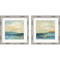 Framed Sunset Beach 2 Piece Framed Art Print Set