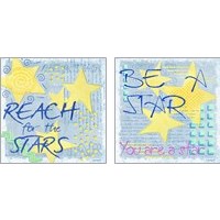 Framed Star 2 Piece Art Print Set