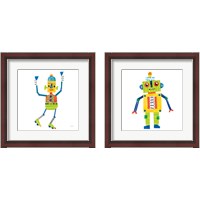 Framed Robot Party 2 Piece Framed Art Print Set