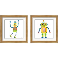 Framed Robot Party 2 Piece Framed Art Print Set