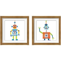 Framed Robot Party 2 Piece Framed Art Print Set