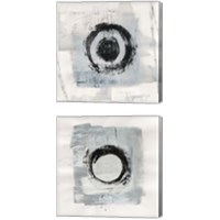 Framed Zen Circle 2 Piece Canvas Print Set