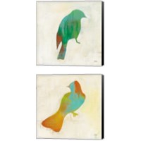 Framed 'Flight Patterns Bird 2 Piece Canvas Print Set' border=