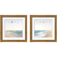 Framed Sea & Sun 2 Piece Framed Art Print Set