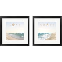 Framed Sea & Sun 2 Piece Framed Art Print Set