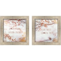 Framed 'Autumn Calling 2 Piece Framed Art Print Set' border=