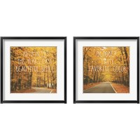 Framed 'October Color 2 Piece Framed Art Print Set' border=