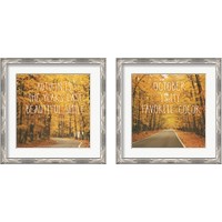 Framed 'October Color 2 Piece Framed Art Print Set' border=