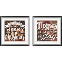 Framed 'Comfort and Joy 2 Piece Framed Art Print Set' border=