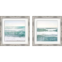 Framed Feel the Waves 2 Piece Framed Art Print Set