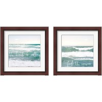 Framed Feel the Waves 2 Piece Framed Art Print Set