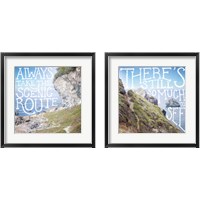 Framed 'Coastal Adventures 2 Piece Framed Art Print Set' border=