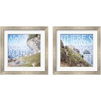 Framed 'Coastal Adventures 2 Piece Framed Art Print Set' border=