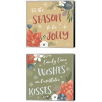 Framed Holiday Garden 2 Piece Canvas Print Set