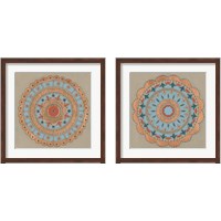 Framed 'Copper Mandala 2 Piece Framed Art Print Set' border=