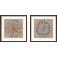 Framed Copper Mandala 2 Piece Framed Art Print Set