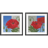 Framed More Poppies 2 Piece Framed Art Print Set
