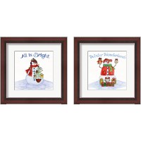 Framed 'Gifts for All 2 Piece Framed Art Print Set' border=